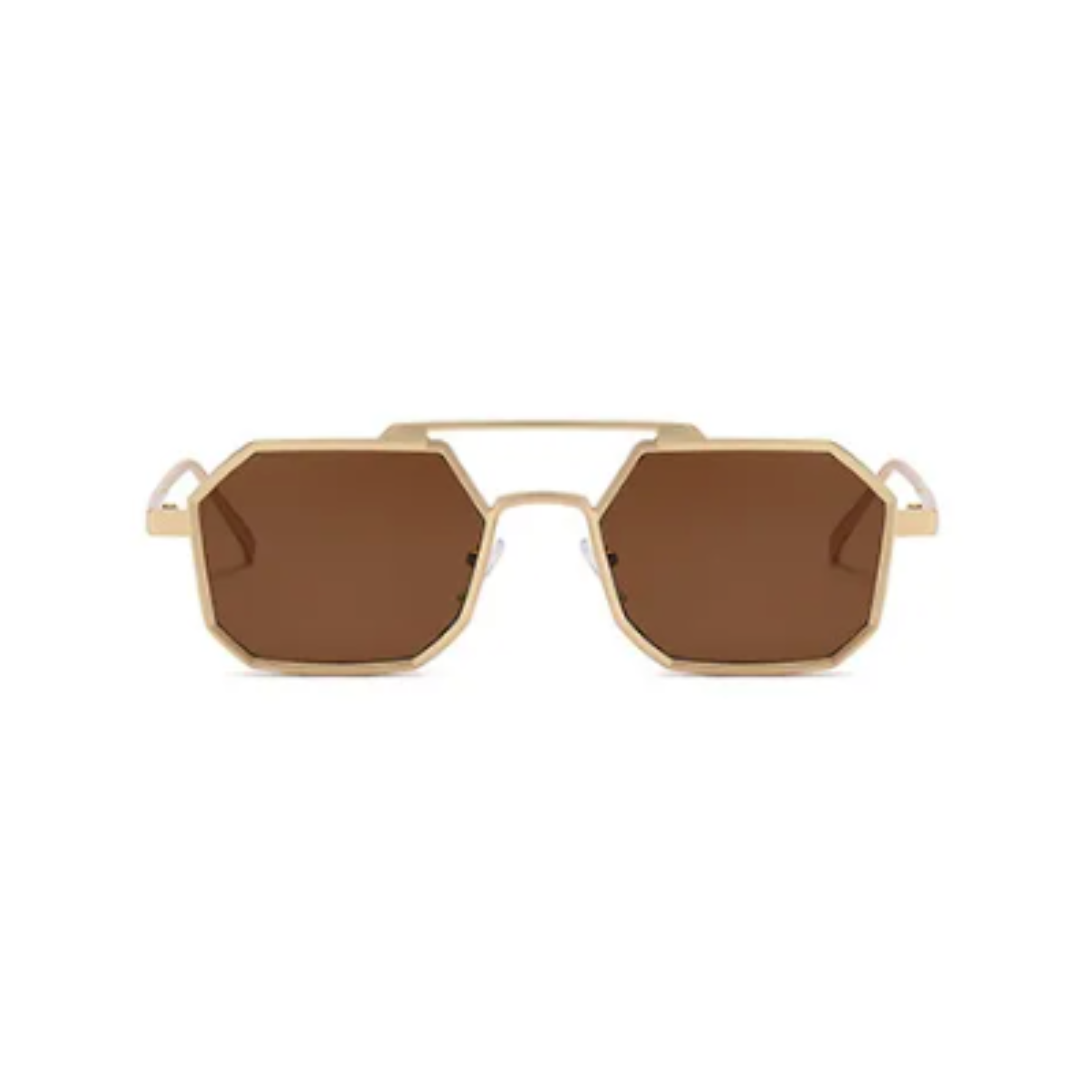 Ruby Hexagon Sunglasses