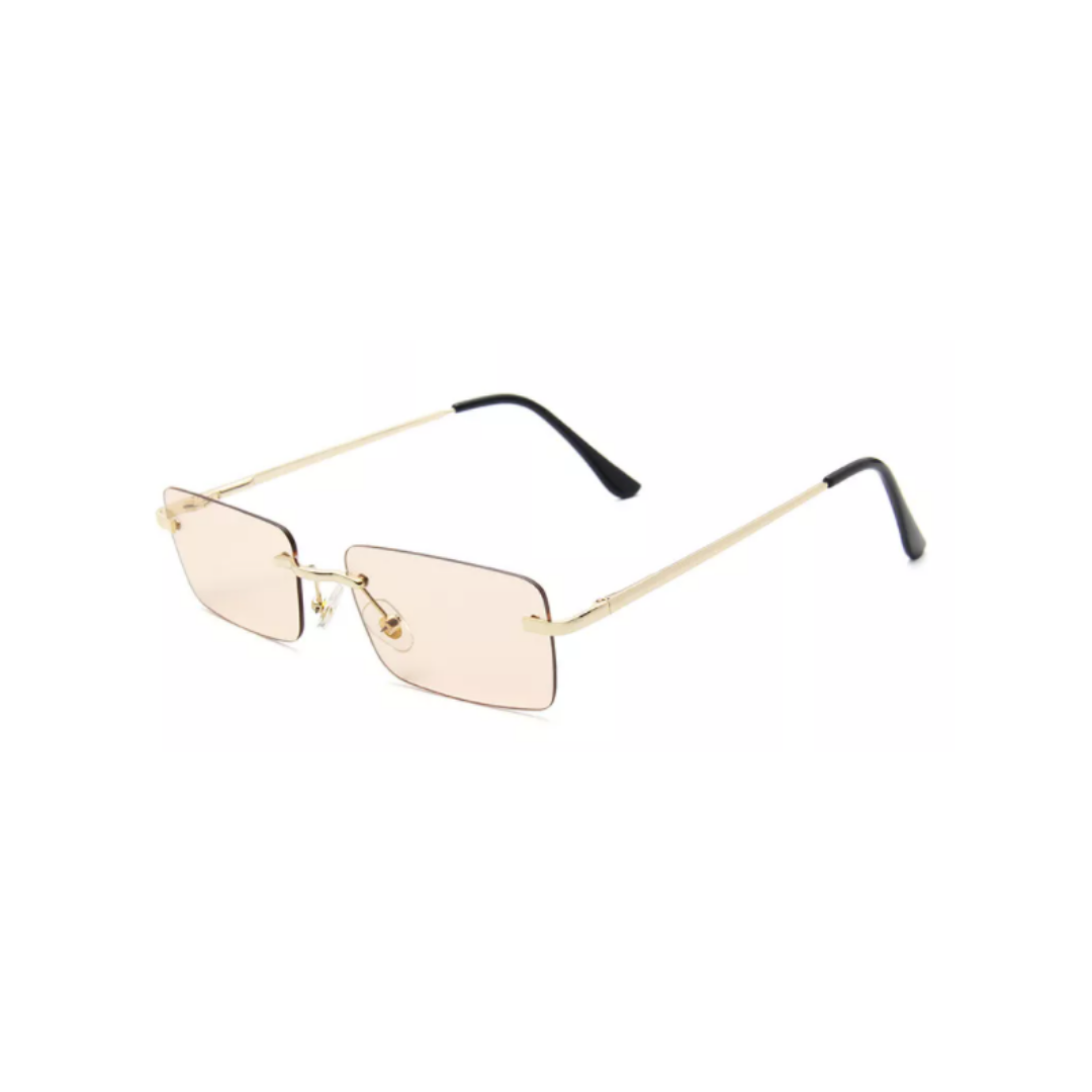 Issac 90s Rimless Sunglasses