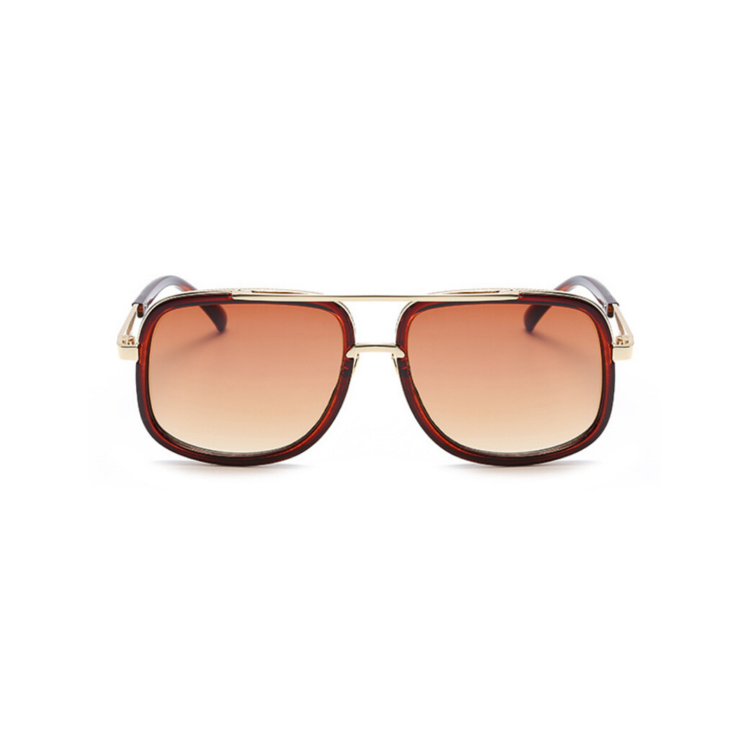 Ross Curved Aviator Sunglasses
