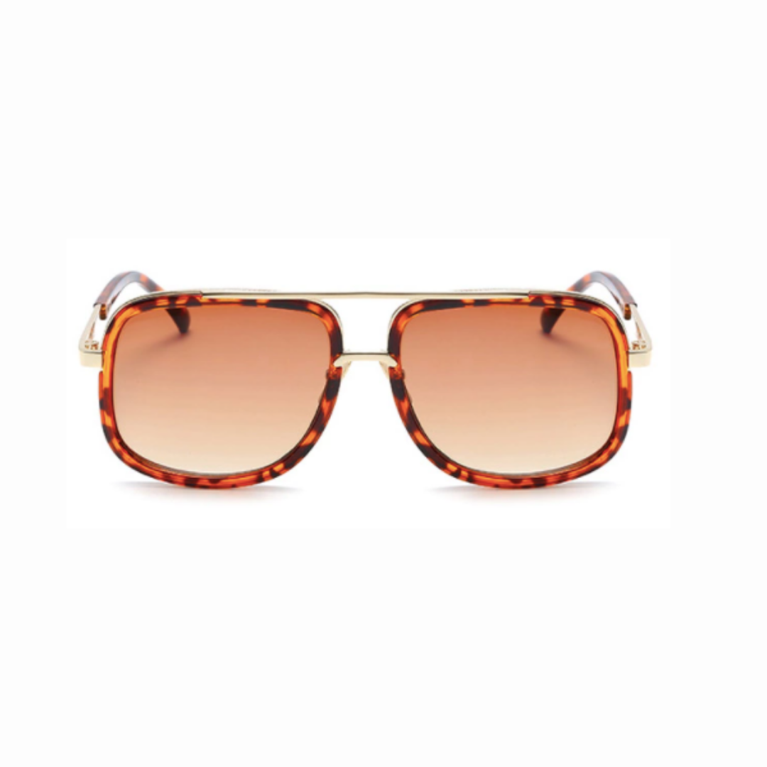 Ross Curved Aviator Sunglasses