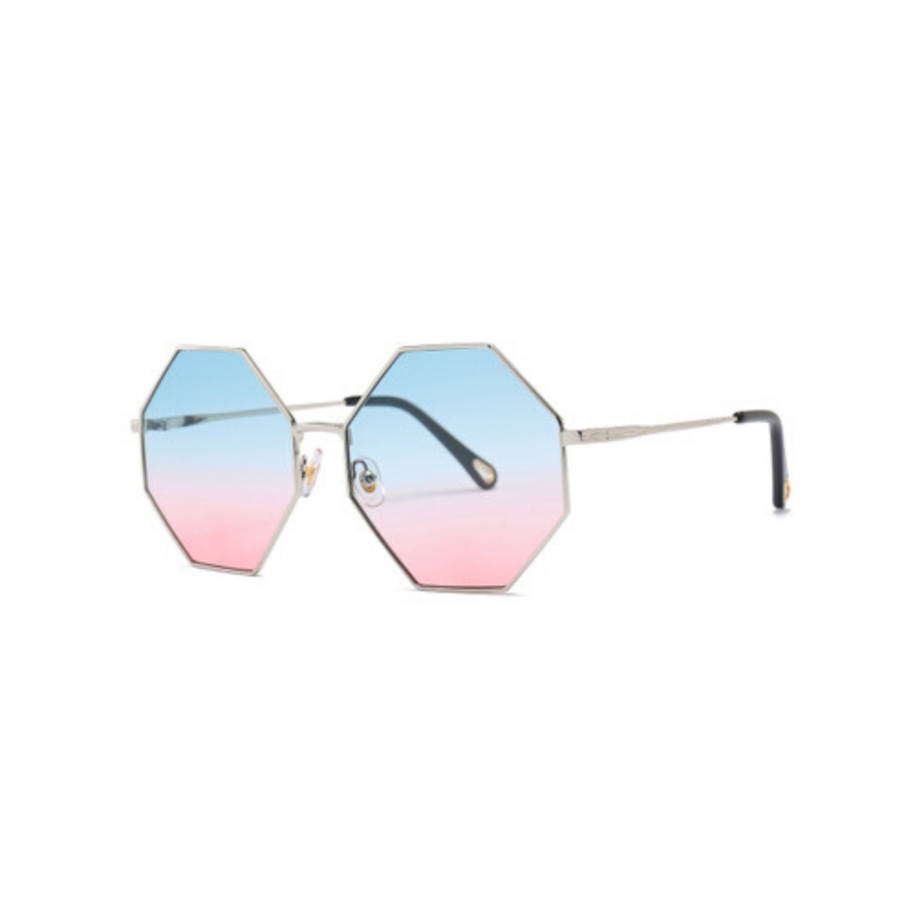 Michelle Oversized Octagon Sunglasses