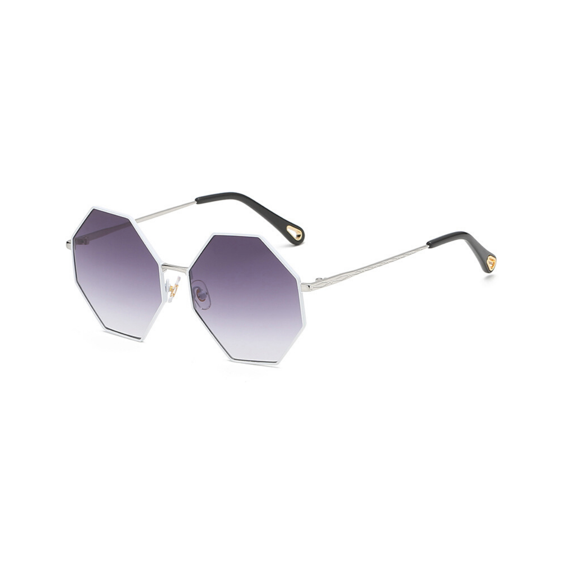 Michelle Oversized Octagon Sunglasses