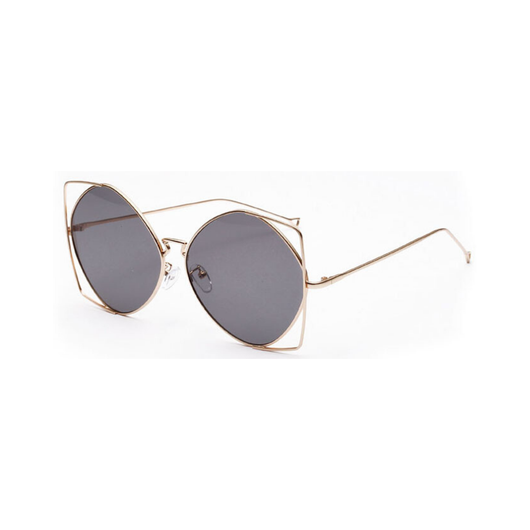 Saadia Slim Oversized Sunglasses