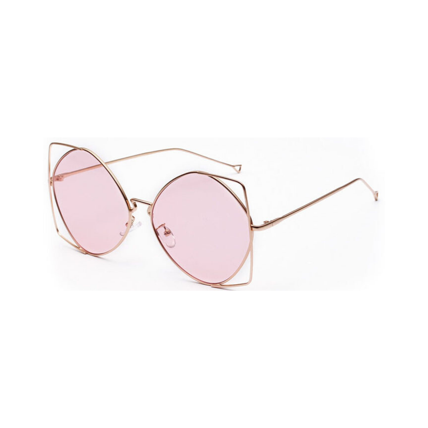Saadia Slim Oversized Sunglasses
