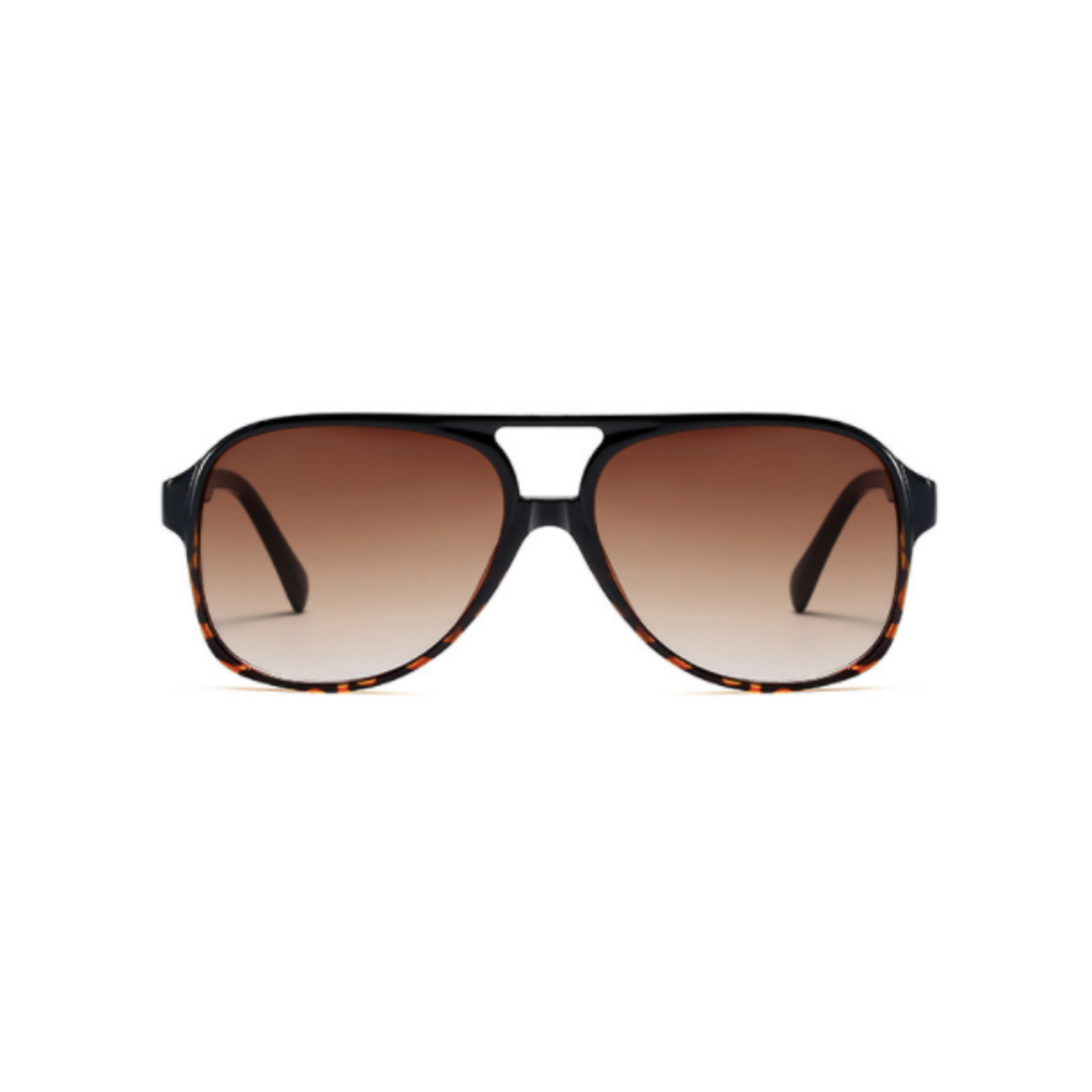 Amber Aviator Sunglasses