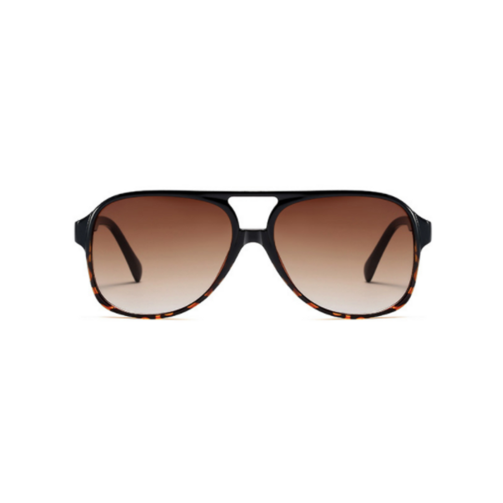 Amber aviator top sunglasses