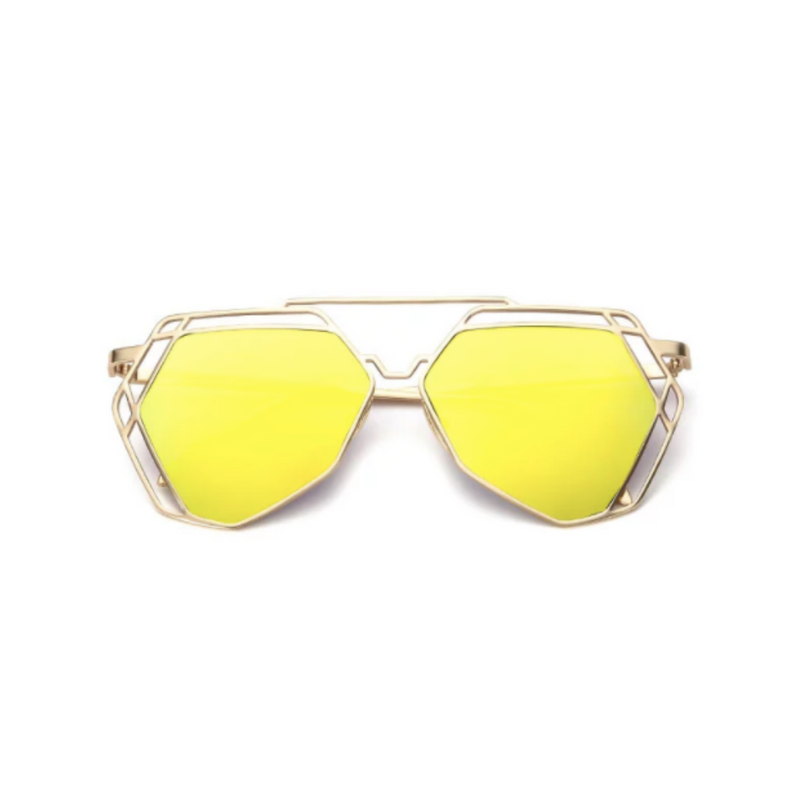 Lauren Hexagon Mirror Sunglasses