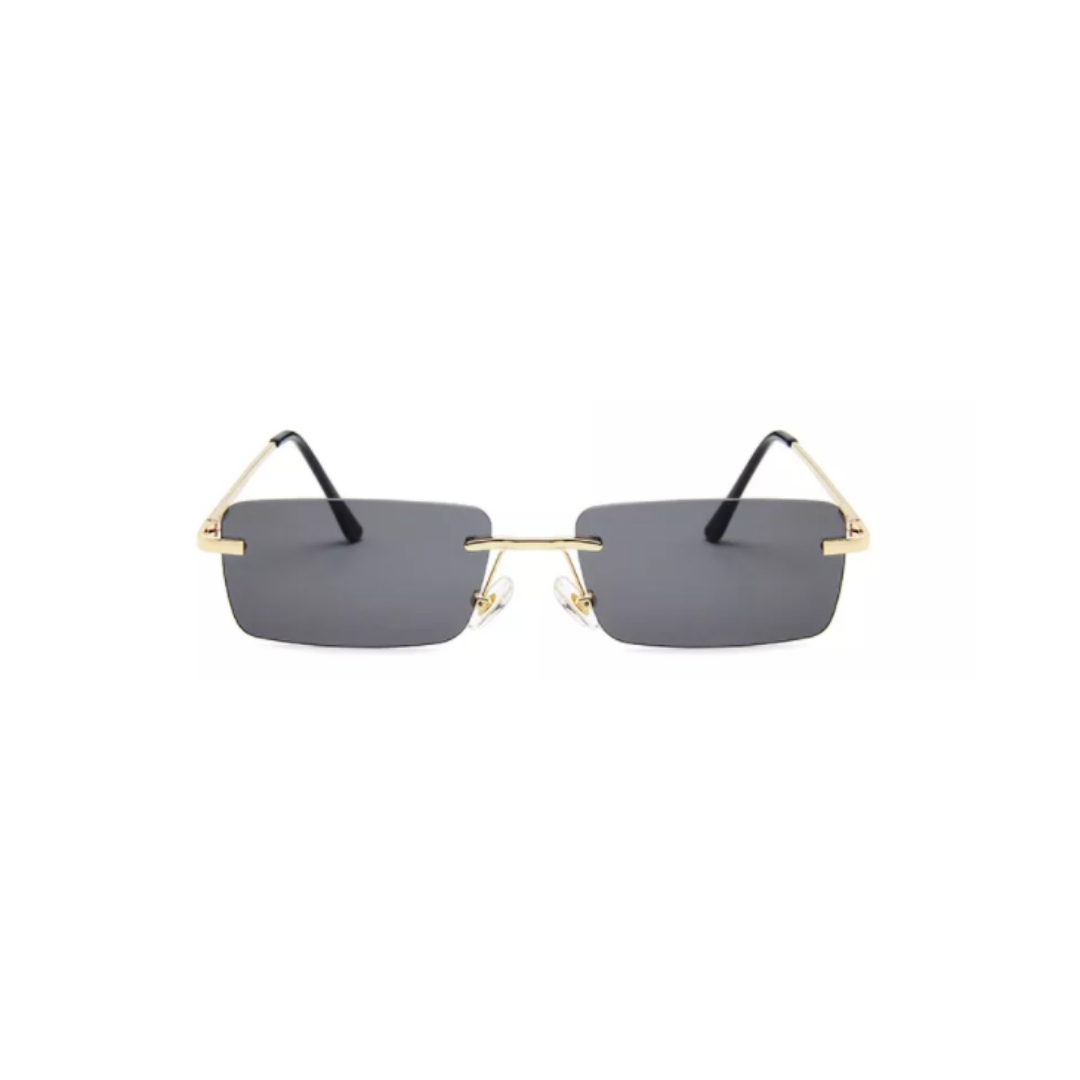 Issac 90s Rimless Sunglasses