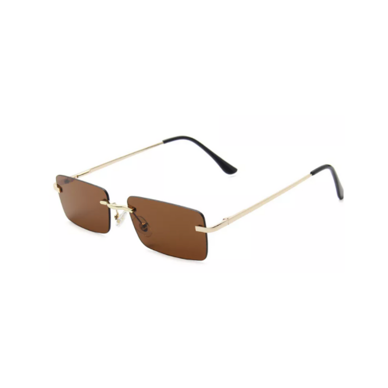 Issac 90s Rimless Sunglasses