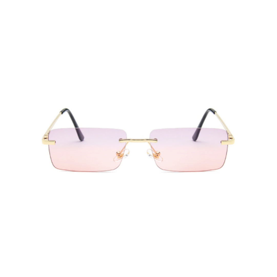 Issac 90s Rimless Sunglasses