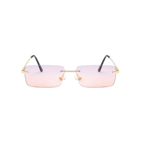 Issac 90s Rimless Sunglasses