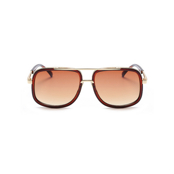 Ross Curved Aviator Sunglasses