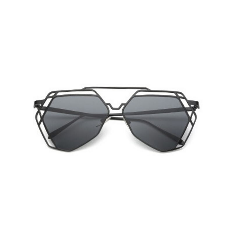 Lauren Hexagon Mirror Sunglasses
