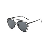 Lauren Hexagon Mirror Sunglasses