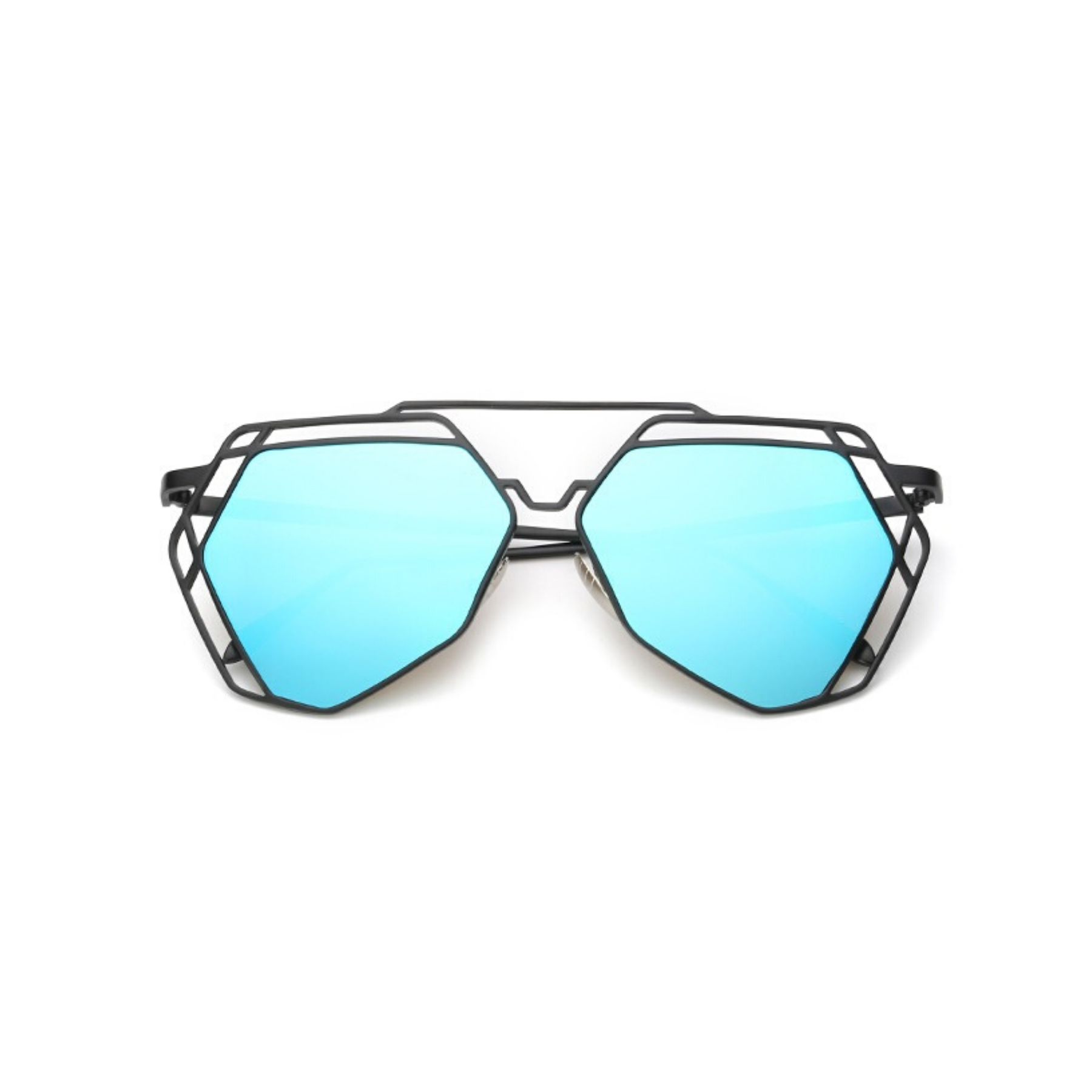 Lauren Hexagon Mirror Sunglasses