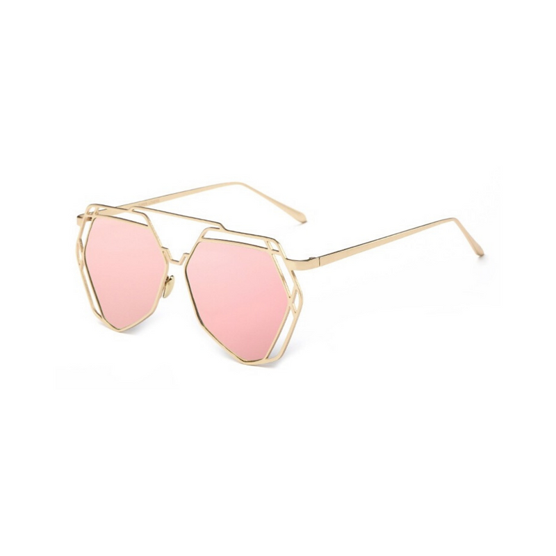 Lauren Hexagon Mirror Sunglasses