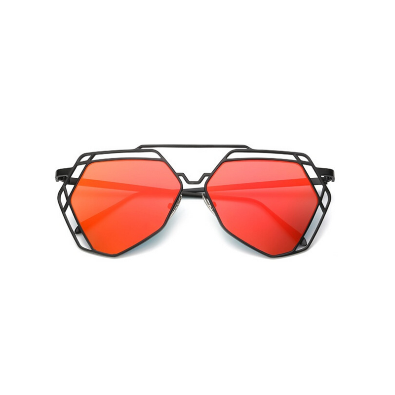 Lauren Hexagon Mirror Sunglasses