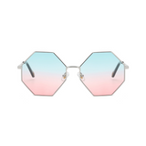 Michelle Oversized Octagon Sunglasses