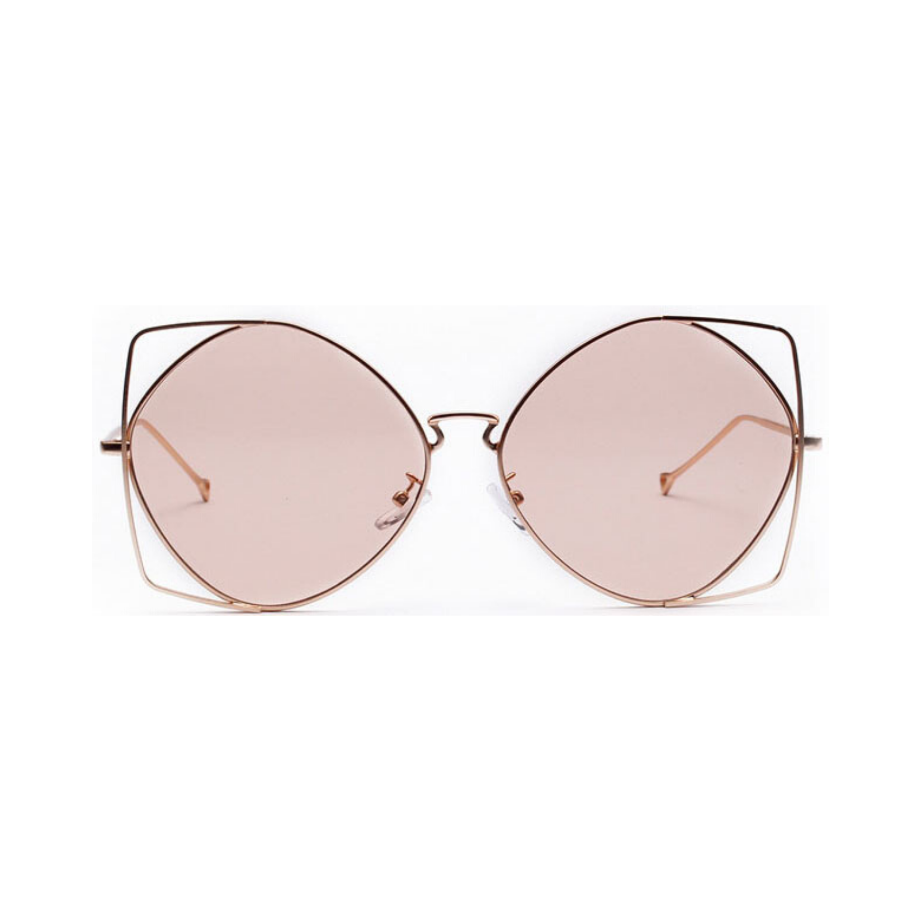 Saadia Slim Oversized Sunglasses