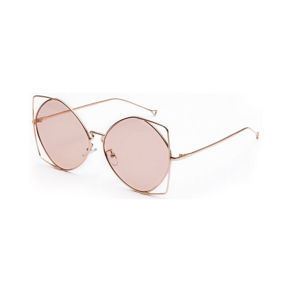 Saadia Slim Oversized Sunglasses