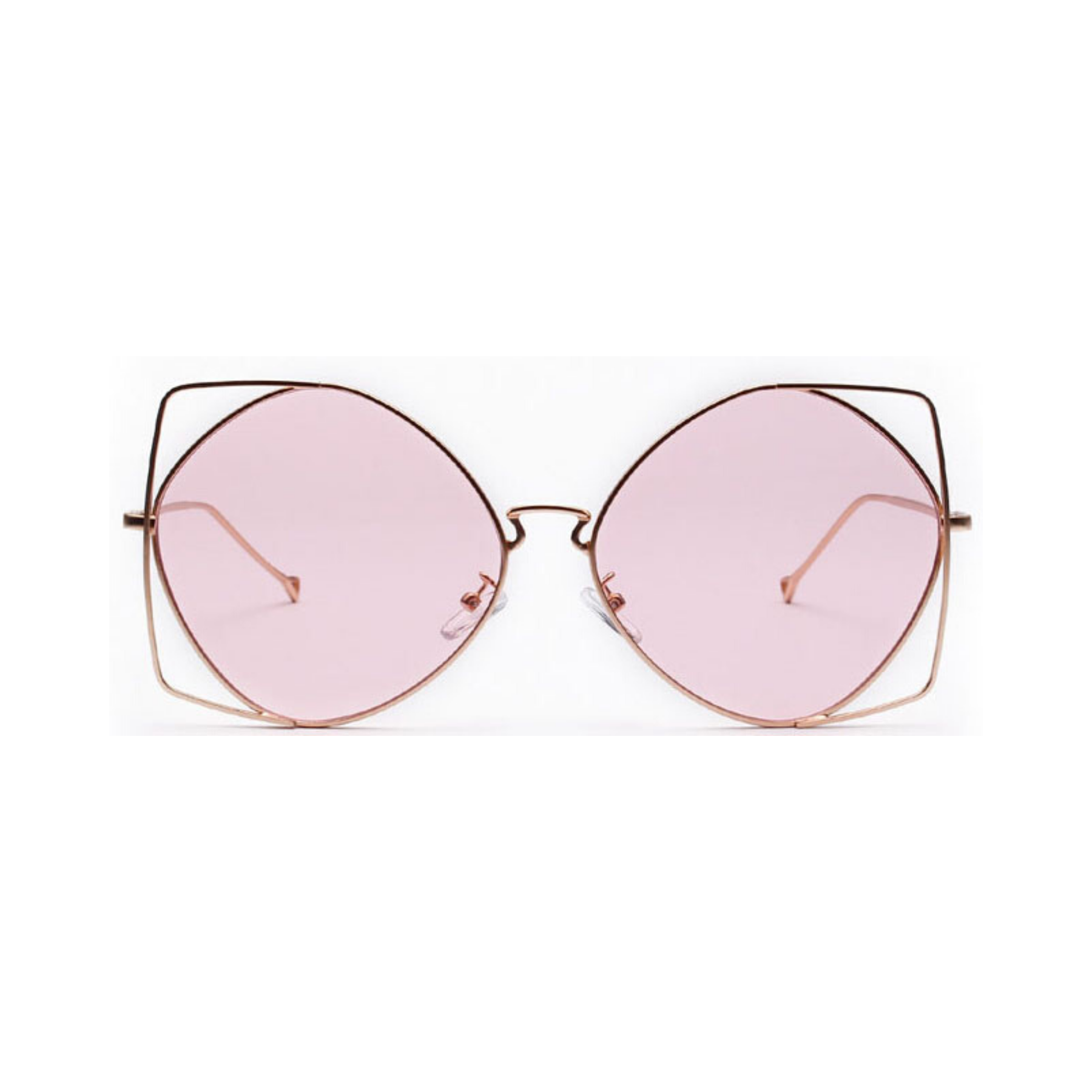 Saadia Slim Oversized Sunglasses